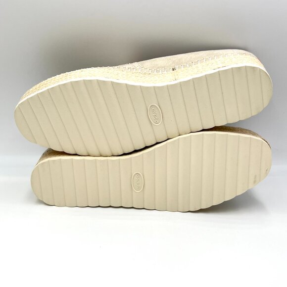 Dr Scholls Womens Sunray Greige Oatmeal Platforms Espadrilles Loafers Shoes - Picture 9 of 14